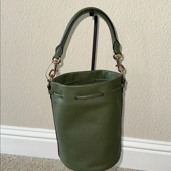 Marc Jacobs Olive Green Bucket Shoulder Bag - Picture 2 of 7